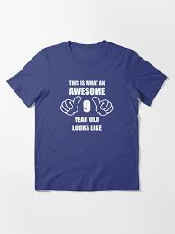 Le maillot de bain d'un garçon de 9 ans a de nombreux défis à relever ! T Shirt 9e Anniversaire Cadeaux Pour Garcon Ou Fille 9 Ans Idees Cadeaux Pour Neuvieme Joyeux Anniversaire Par Merkraht Redbubble
