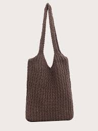 It also has lid slits for easy yarn access. Knit Tote Bag Shein Eur