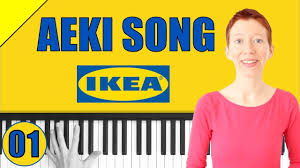 Aeki Song Ikea Werbung Lied Piano Tutorial 1 Youtube
