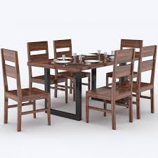 Iron accents is your source for unique wrought iron furniture, metal wall art, iron table bases, shelf brackets and more. Mina Metal Legs 6 Seater Dining Table Set Decornation