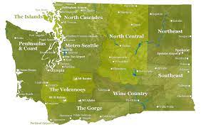 Washington State Map Washington State Map Washington State History Washington State Travel