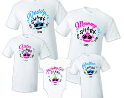 Matching Birthday T Shirt Design For Family Unicorn Birthday Matching T Shirts Party Family Kid Tshirt Etsy Shark Birthday Family Birthdays Shark Birthday Party