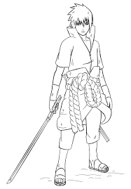 Thus, it is suggested for you to find naruto coloring pages as the media to improve your coloring skill. Printable Sasuke Coloring Pages Anime Coloring Pages