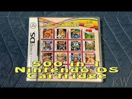 All pokemon ds games on one cartridge? Nintendo Ds 500 In 1 Cartridge Youtube