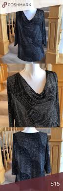 Black Fancy Blouse With Silver Sparkles Fancy Blouses Clothes Design Fashion Design