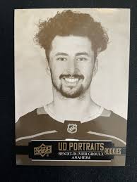 21-22 UD Series 2 Hockey Rookie UD Portraits P-49 Benoit-Olivier Groulx