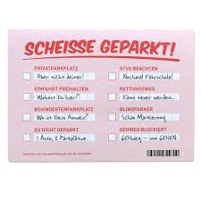 Eine verwarnung für falschparken von ursprünglich 15 euro wird mit 45 euro dann richtig teuer. Scheisse Geparkt Der Strafzettel Fur Falschparker Ohne Parkscheibe Talent Ebay