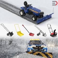 Snow Removal Equipment Collection 2 3d Model Snow Removal Equipment Snow Removal 3d Model
