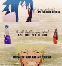 Awwww Naruto I Believe That Such A Bond Can Never Be Broken Naruto Zitate Anime Zitate Anime Naruto