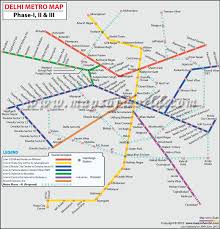 Delhi Metro Map Delhi Metro Metro Map Metro Route Map