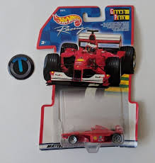 Get ready to live fast. Hot Wheels Racing 2000 Gran Prix Formula 1 Teams Ferrari Shell 26675 Hotwheels Ferrari