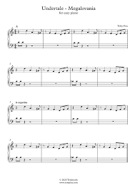 4.7 out of 5 stars 573. Undertale Megalovania Piano Solo Sheet Music Easy Intermediate Level I Toby Fox