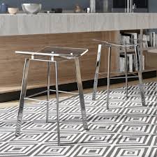 Dru 24 Bar Stool Bar Stools Counter Height Bar Stools Acrylic Bar Stools
