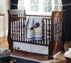 After buying a new twin bed and baby mattress that fits properly. Sleigh Fixed Gate Baby Crib Pottery Barn Kids