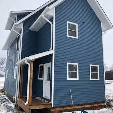 Everyone else is using biodegradable pla which is absolutely what you do. Kaycan Cabot Blue Country Vinyl Siding Project In Caledon Ontario By Blackstar Aluminum