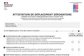 Elle doit être utilisée pour se pour les déplacements professionnels, l'attestation à remplir par l'employeur est disponible sur le site du ministère de. Confinement Voici La Nouvelle Attestation De Deplacement Derogatoire