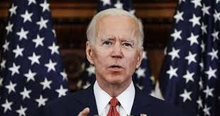 Biden, officially the candidate of the Democrats for president of the  United States