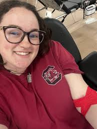For years, Marina Nichols, a senior at the University of South Carolina,  avoided donating blood. “I was always too nervous to donate,” she said. “I  was afraid I was going to pass