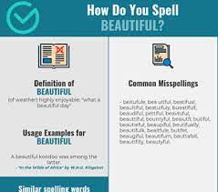 Though a spell may only take minutes to cast it could take weeks if not months before. Correct Spelling For Beautiful Infographic Spellchecker Net