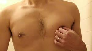 【元サッカー部の既婚男子】風呂場で大好きな乳首を触りながら大量射精