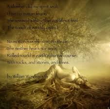 A Lucy Poem By William Wordsworth A Slumber Did My Spirit Seal Art Mother Earth Image