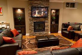 Pin By Oakgrove Veterinaryclinic On Basement Family Room Decorating Basement Furniture Family Room Design