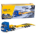 Amazon.com: Qcar Flat Trailer Truck Vehicles Toys,1:50 Scale ...