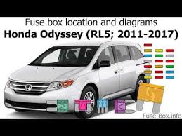 It comes with a wider boy, revised styling, and a lower roofline. Fuse Box Location And Diagrams Honda Odyssey Rl5 2011 2017 Youtube