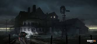Artstation Resident Evil 7 Baker S Mansion Early Concept Art Ward Lindhout Resident Evil Concept Art Anime Places