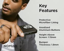 Amazon.co.jp: ［NOMAD］ノマド iPhone 16 Pro Max レザーケース（側面TPU） ホーウィンレザー 耐衝撃  MagSafe対応 国内正規品 (ブラック) : 家電＆カメラ