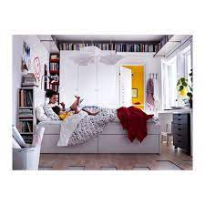 Brimnes Bed Frame With Storage Headboard White Luroy Queen Ikea Bed Frame With Storage Headboard Storage Brimnes Bed