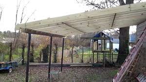 Building A Roof Over A Patio Google Search Pergola Lean To Roof Above Ground Pool Landscaping
