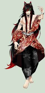 Wild Form Of Yasei The Alpha Werewolf By Ralunix On Deviantart Wolf Boy Anime Vampire Boy Werewolf Girl