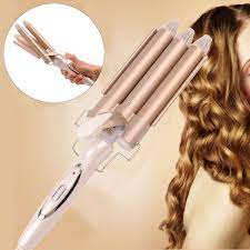 3 Barrels Hair Curler Automatic Ceramic Large Wave Perm Splint Curling Rollers Iron Styling Tools Hair Curlers Ceramic Hair Wave Perm
