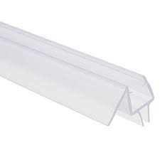 Shower Door Seal Frameless Silicone Bottom Sweep Clear Snaps On Bottom 3 8 Inch Shower Doors Frameless Shower Shower Door Seal