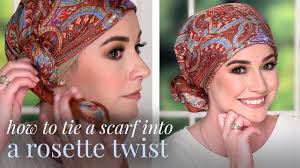 Wake up next morning hair still in tack. How To Tie A Head Scarf