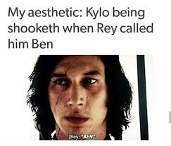 Han Says His Name And He Looks Disgusted Whereas Rey Says His Name And He Looks Like It S His Favorite Word In Star Wars Ships Star Wars Memes Star Wars Fans