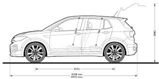 Nichts dergleichen vw fahrzeug von güte und zuverlässigkeit. Vw T Cross Abmessungen Technische Daten Lange Breite Hohe Gepackraumvolumen