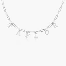 What S My Name Link Choker Sterling Silver Oak Luna