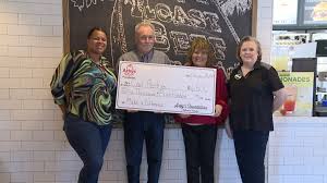 Local Arby's donates $6,500 to Carl Perkins Center