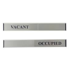 Door Slide Sign Vacant Occupied Polar Displays And Print