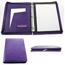 Find deals on products in binders on amazon. Leather Purple 3 Ring Binder Large Purple Organizer Portfolio