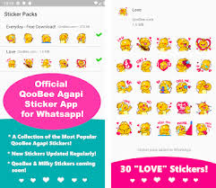 Qoobee Agapi Wastickerapp Unduh Apk Versi Terbaru 2 7 6 Com Qoobee Agapistickers