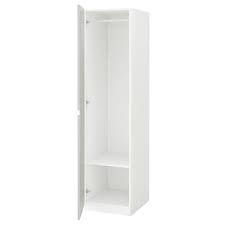 Whether you prefer open fitted or one on its own and whether you like traditional or modern we have bedroom wardrobes to suit your clothes style and space. Pax Wardrobe White Vikedal Mirror Glass Ikea