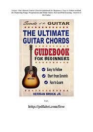 Ultimate Guitar Chord Chart Guide Learn To Play Rock Pop
