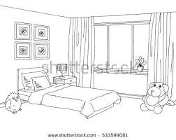 Bedroom clip art clip art valentines day clipart sketchbook. Vector Kids Room Illustration Download Free Vector Art Stock Within Kids Bedroom Clipart Black And White 34448 Nghá» Thuáº­t Phá»'i Cáº£nh Phac Tháº£o Nghá» Thuáº­t