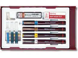 Buy Rotring Rapidograph Ink Drawing Pen Set Online At Modulor