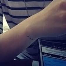 And, last but not least: Gemma Styles On Twitter Gemma S New Tattoo Means H In Morse Code So Cute She Said She Would Get A Tattoo For Harry She Did Adorbs Http T Co D4vkdxbcsa