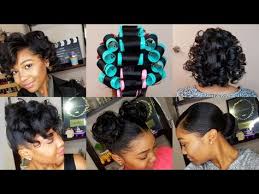 You just need to apply the right amount of tension, a good product and give your hair plenty of time to dry. 64 Ideas Hairstyles Black Hair Roller Set