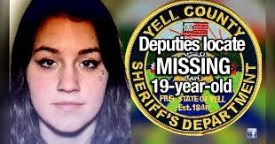 Yell County Sheriff's Office deputies locate missing 19-year-old